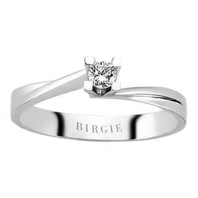 0.10 carat solitaire diamond ring