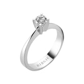 Bague solitaire diamant 0,41 carat