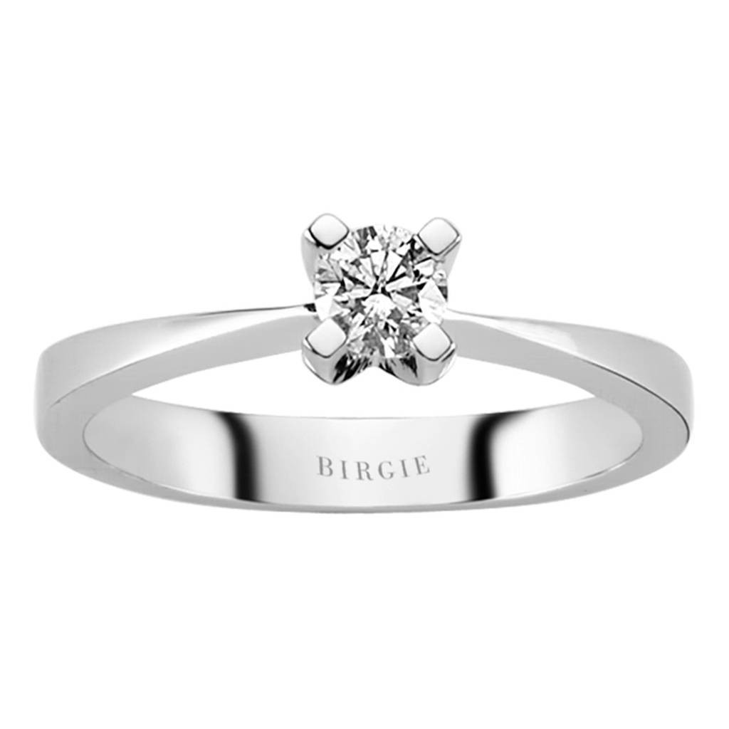 Bague solitaire diamant 0,30 carat