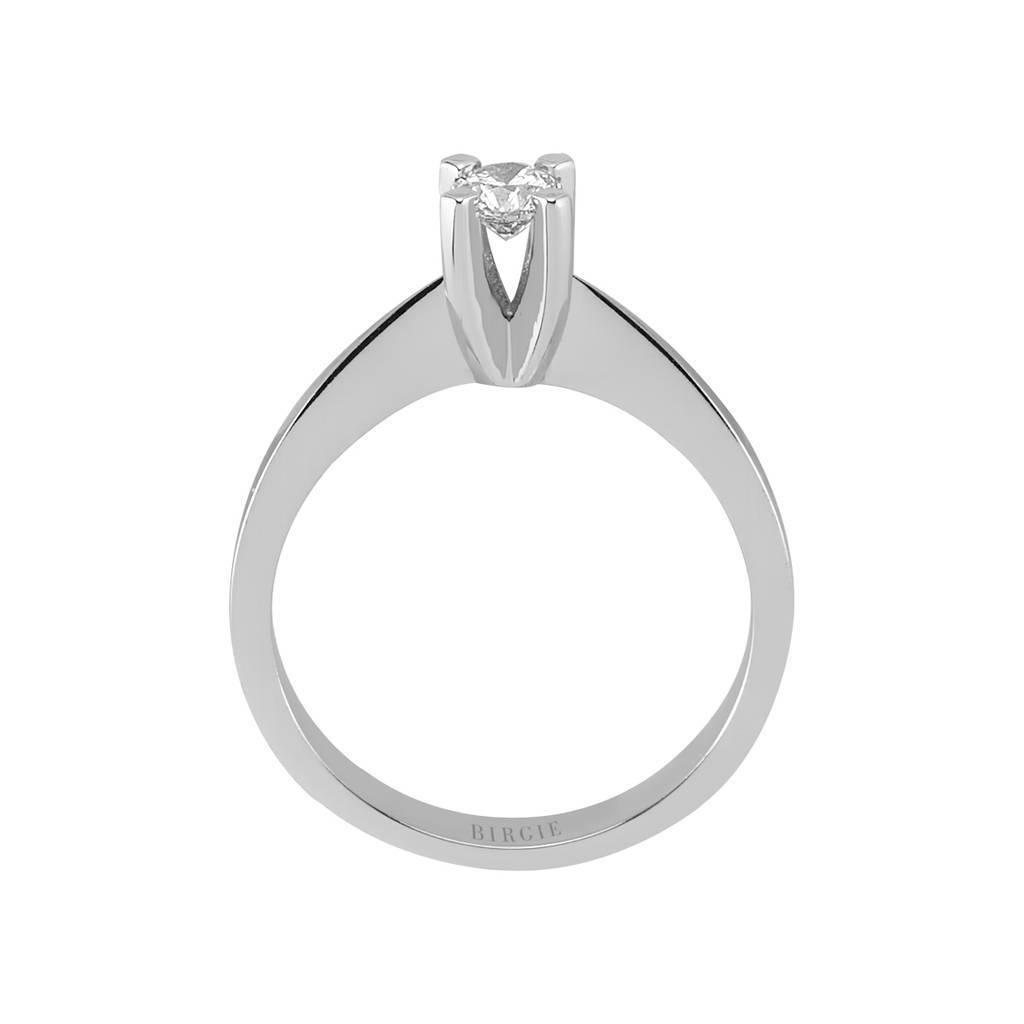 Bague solitaire diamant 0,30 carat