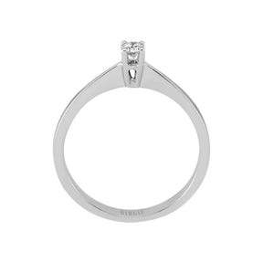 Bague diamant solitaire 0,11 carat