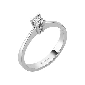 Bague solitaire diamant 0,24 carat