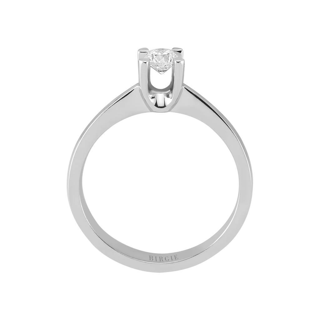 Bague solitaire diamant 0,24 carat