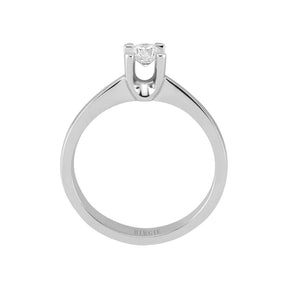 Bague solitaire diamant 0,24 carat