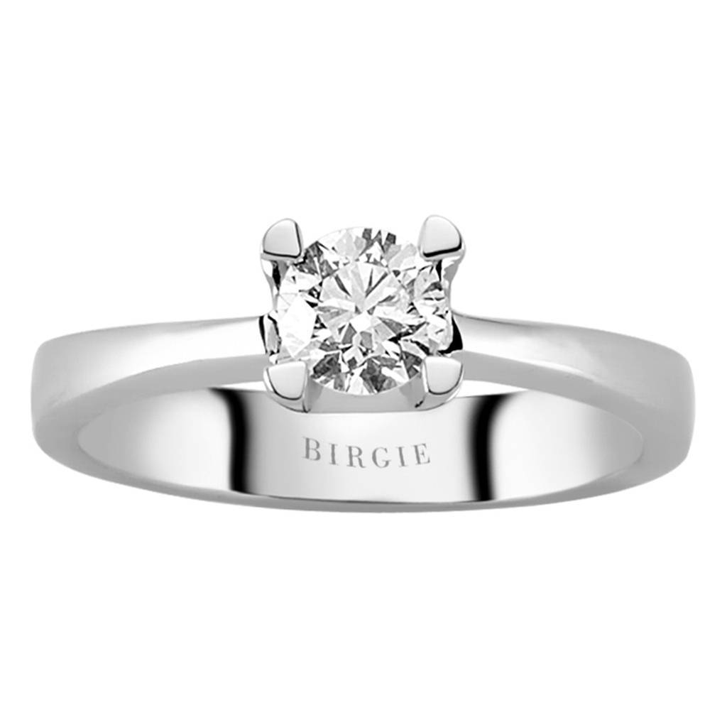 Bague solitaire diamant 0,58 carat