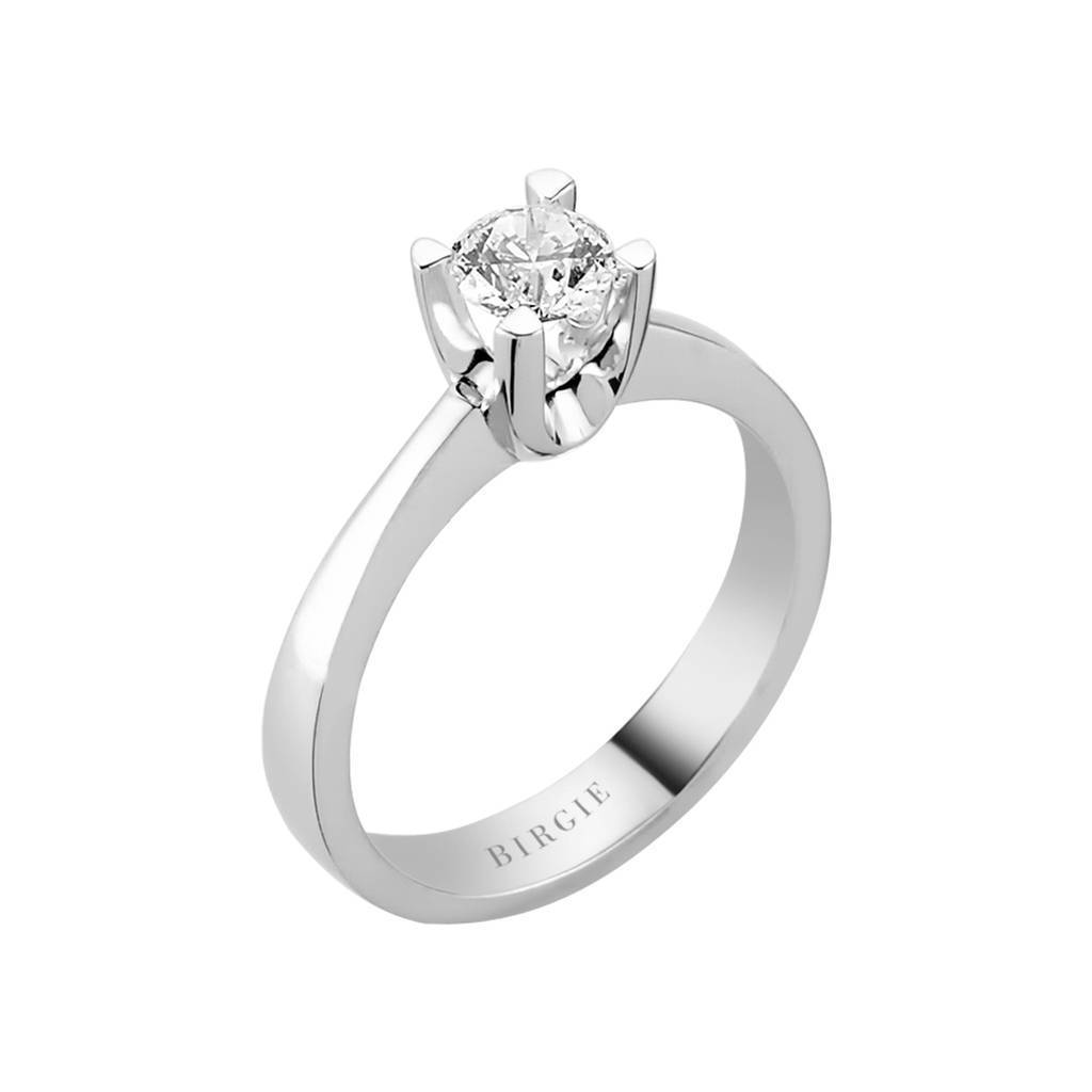 Bague solitaire diamant 0,58 carat