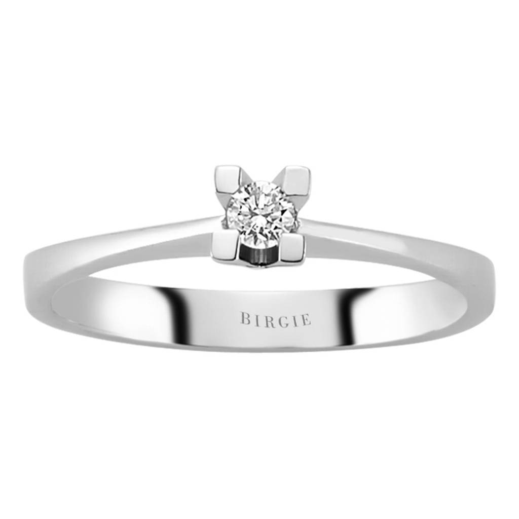 0.08 carat solitaire diamond ring