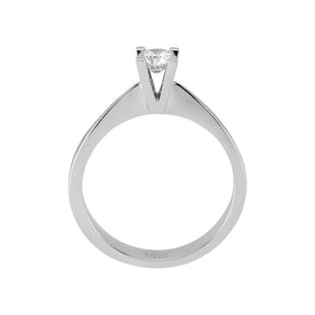 Bague solitaire diamant 0,31 carat