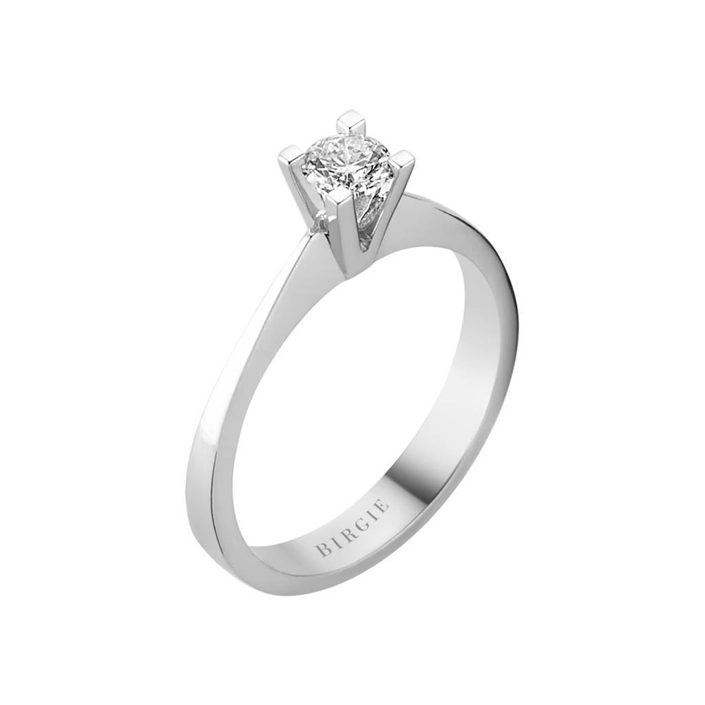 Bague solitaire diamant 0,31 carat