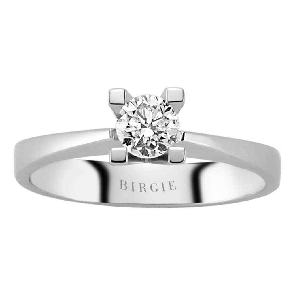 Bague solitaire diamant 0,40 carat