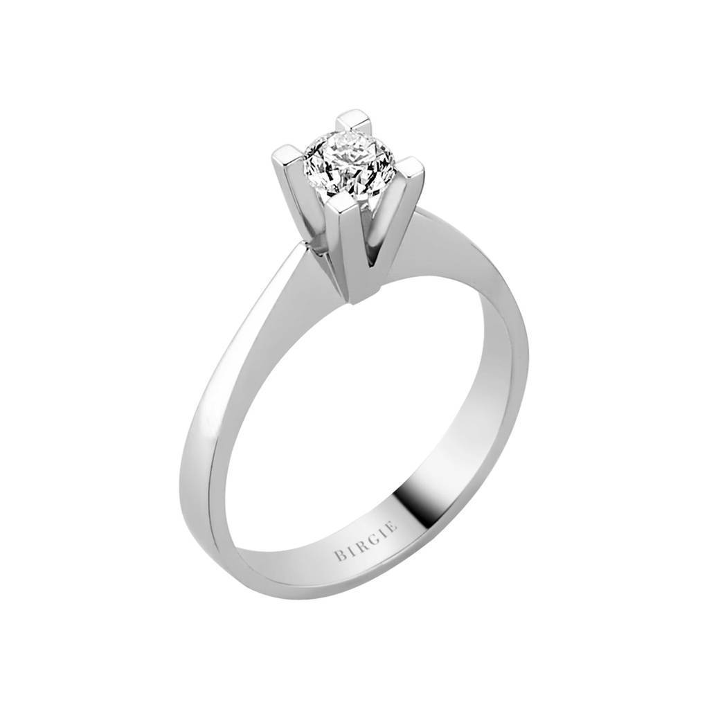 Bague solitaire diamant 0,40 carat
