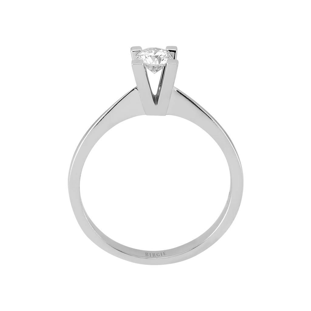 Bague solitaire diamant 0,28 carat