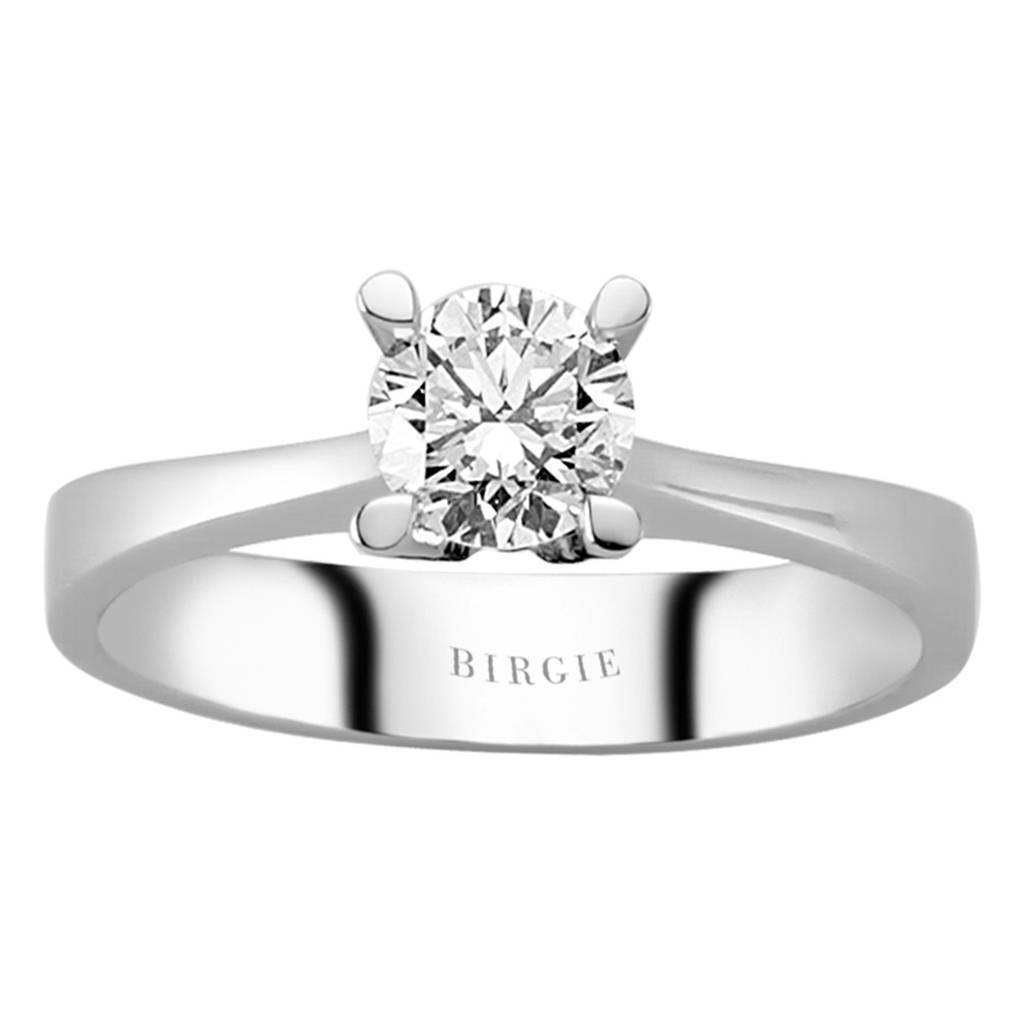Bague solitaire diamant 0,81 carat