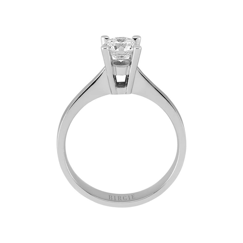 Bague solitaire diamant 0,81 carat