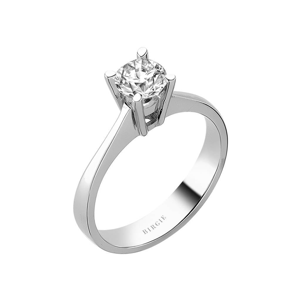 Bague solitaire diamant 0,81 carat