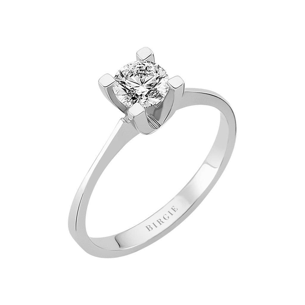 Bague solitaire diamant 0,58 carat