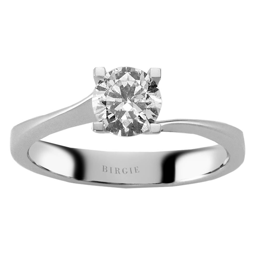 Bague solitaire diamant 0,70 carat