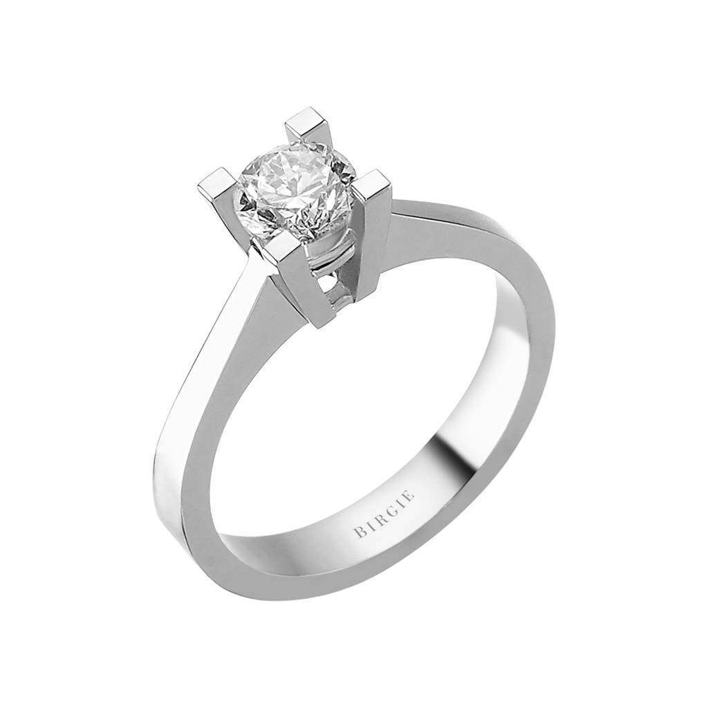 Bague solitaire diamant 0,71 carat