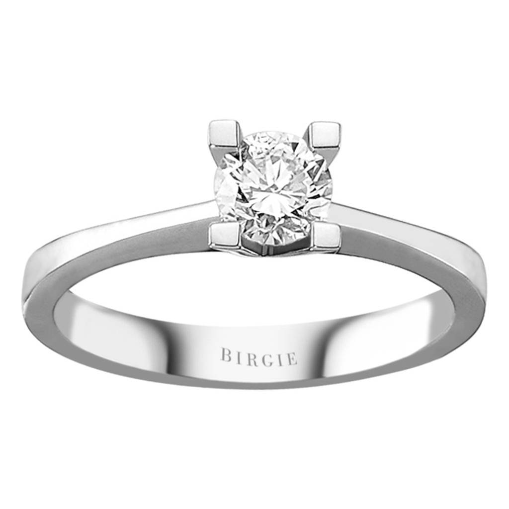 Bague solitaire diamant 0,52 carat