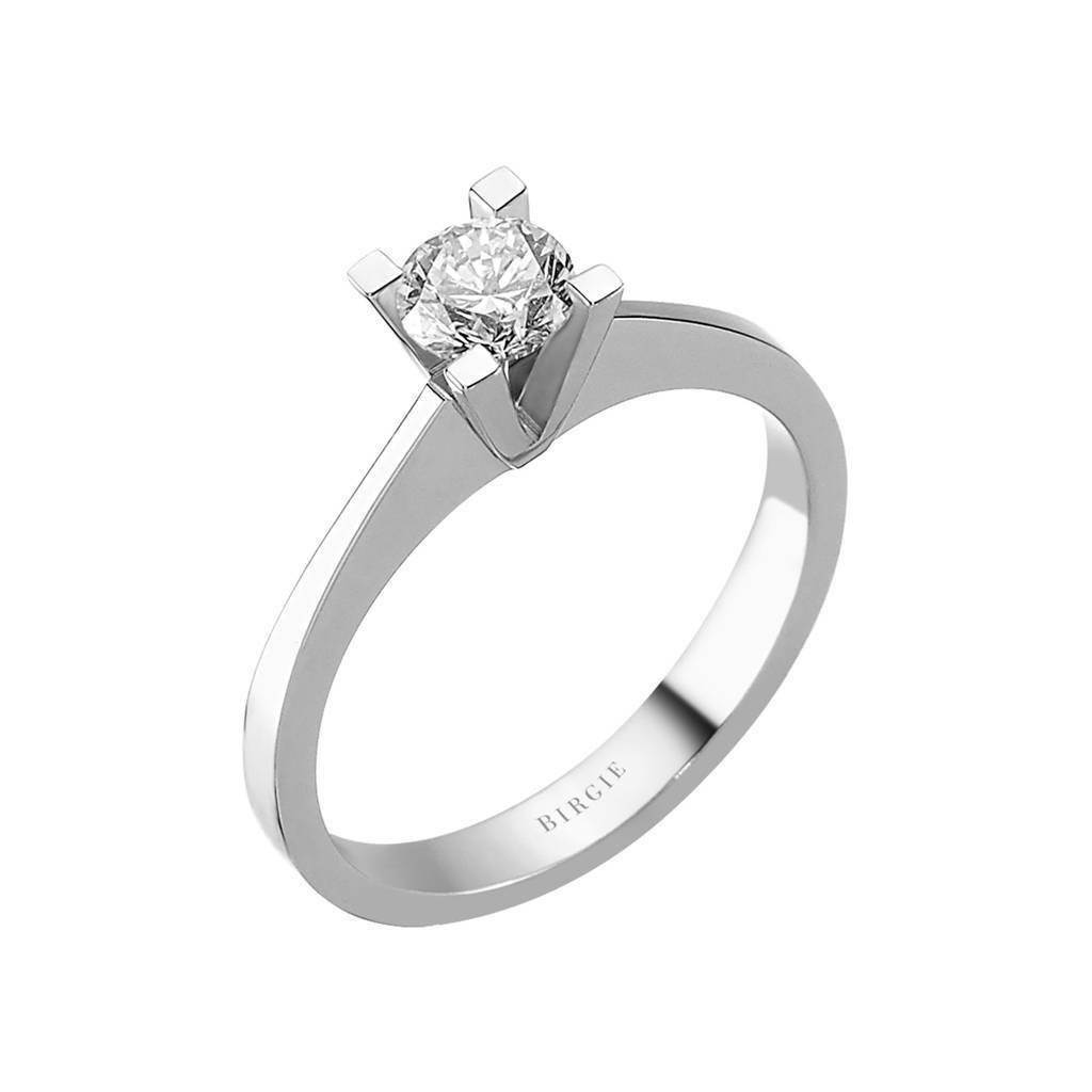 Bague solitaire diamant 0,52 carat