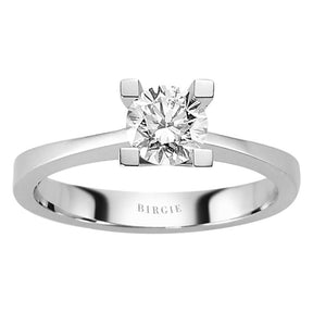Bague solitaire diamant 0,72 carat