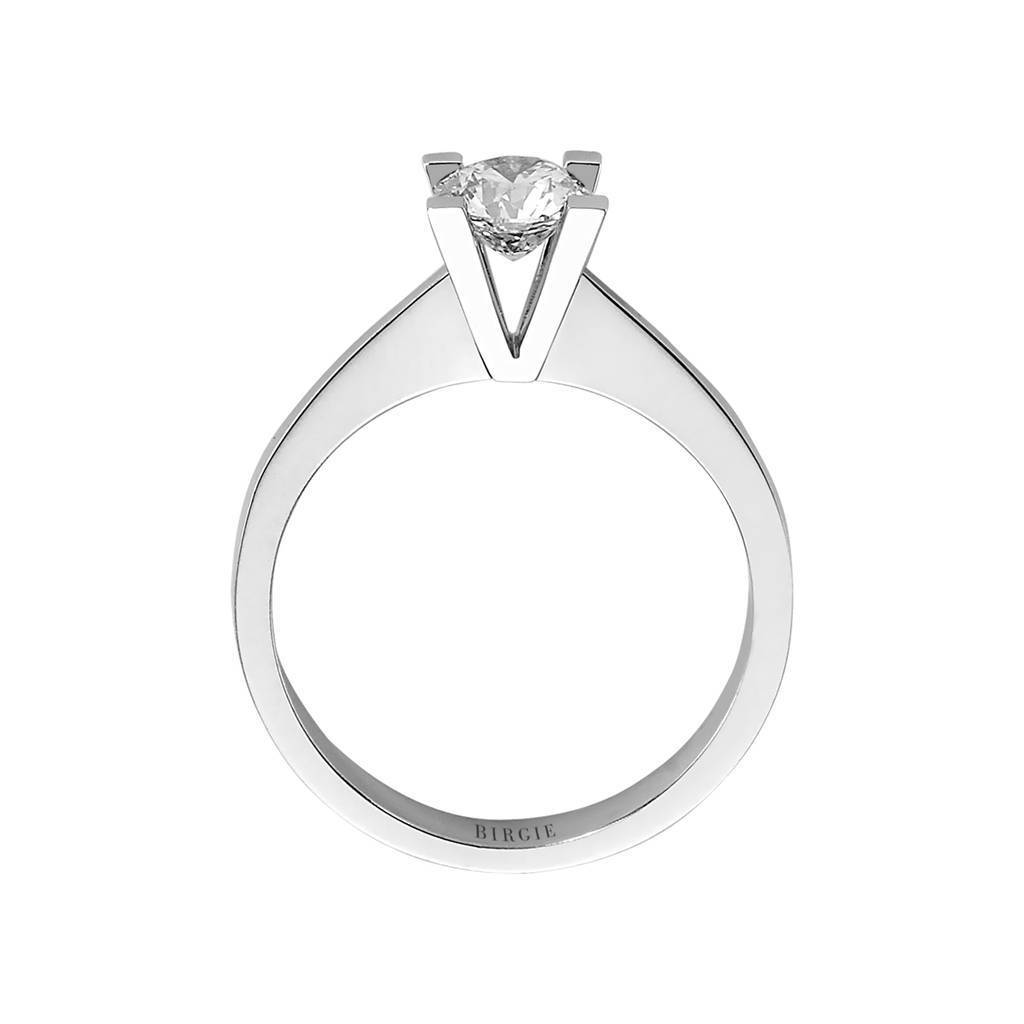 Bague solitaire diamant 0,72 carat