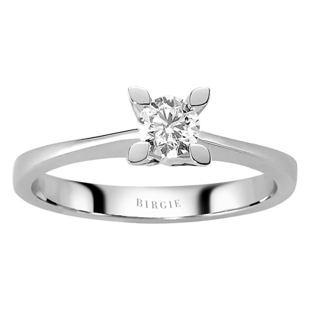 Bague solitaire diamant 0,30 carat
