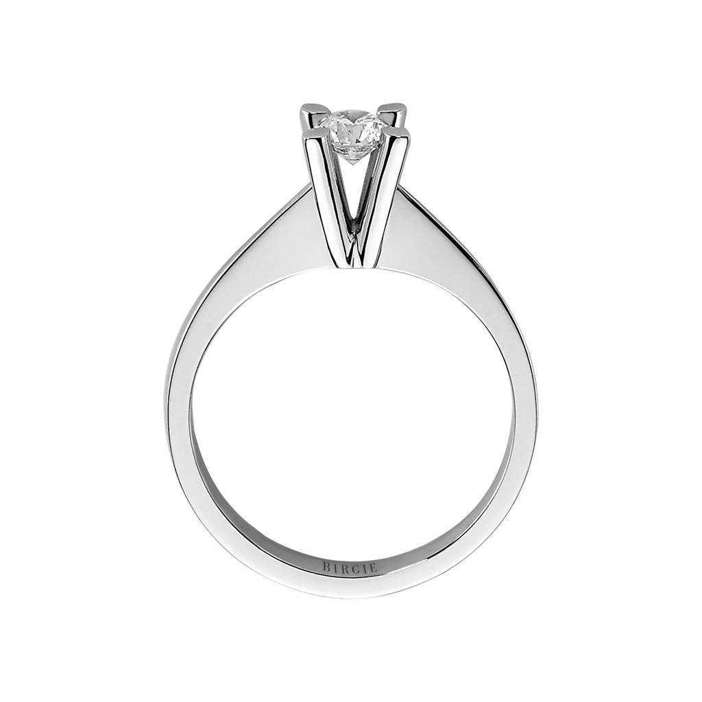 Bague solitaire diamant 0,30 carat