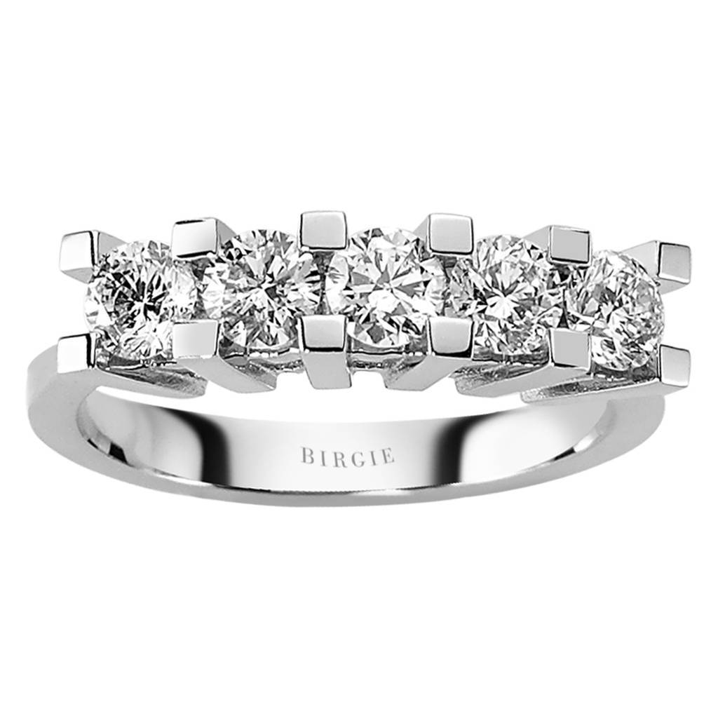 1.18 Carat Diamond 5 Stone Engagement Ring