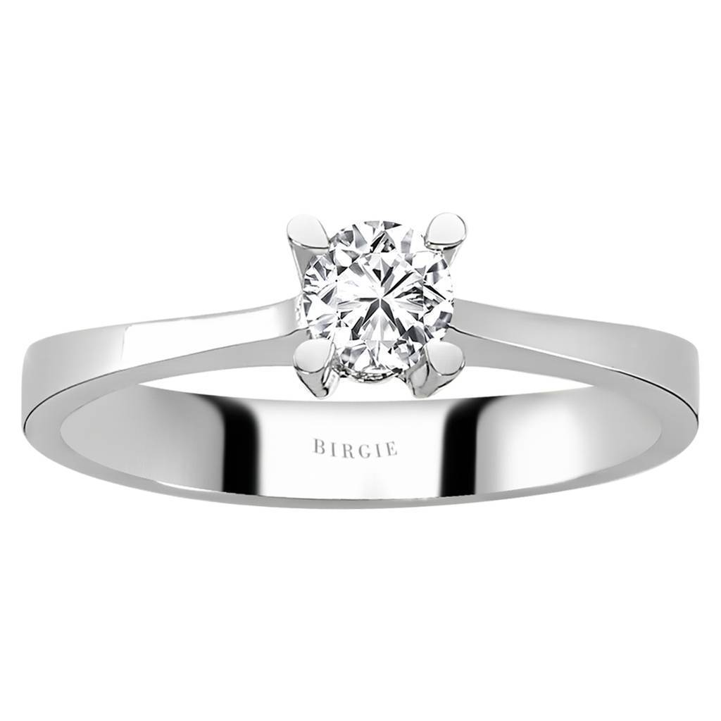 Bague solitaire diamant 0,31 carat