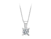 Collier solitaire diamant 0,40 carat