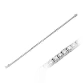 3.78 total carat diamond tennis bracelet