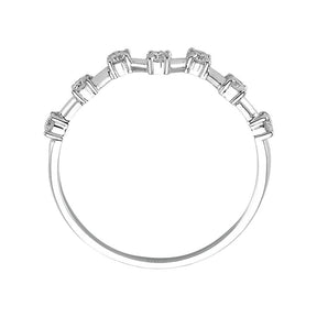 Diamond Half Band Eternity Ring