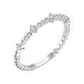 Bague d'éternité demi-bande Daimond
