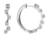 Diamond Hoop Earrings