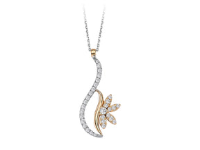 Collier perce-neige en diamant