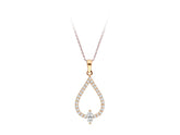Marquise Diamond Drop Necklace