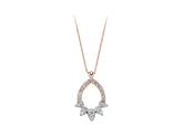 Diamond Sun Disc Necklace