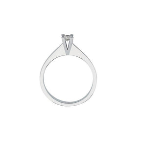 0.15 Carat G-Color Solitaire Diamond Ring