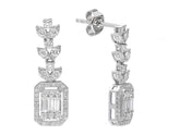 Diamond Baguette Stud Earrings