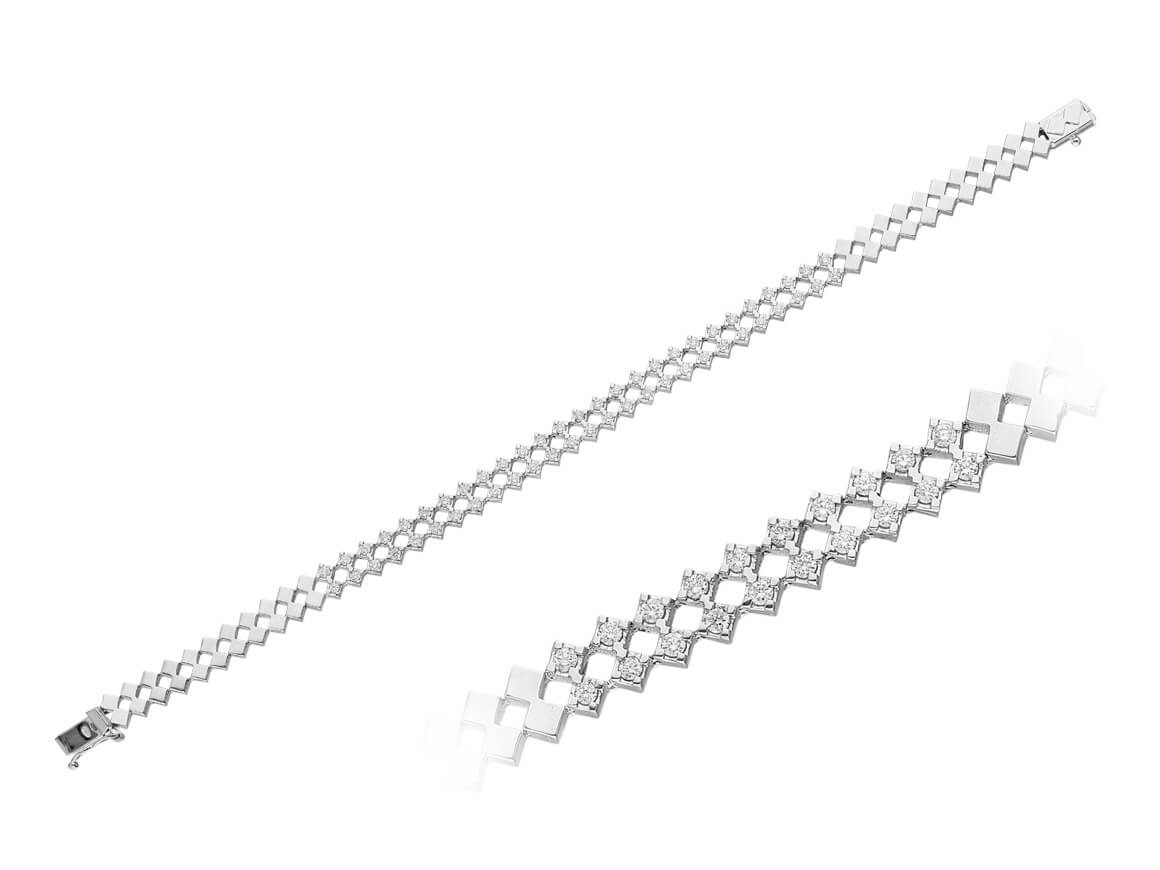 0.95 total carat diamond tennis bracelet