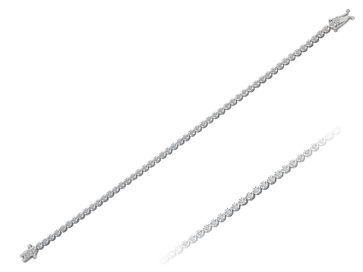 1.80 total carat diamond tennis bracelet