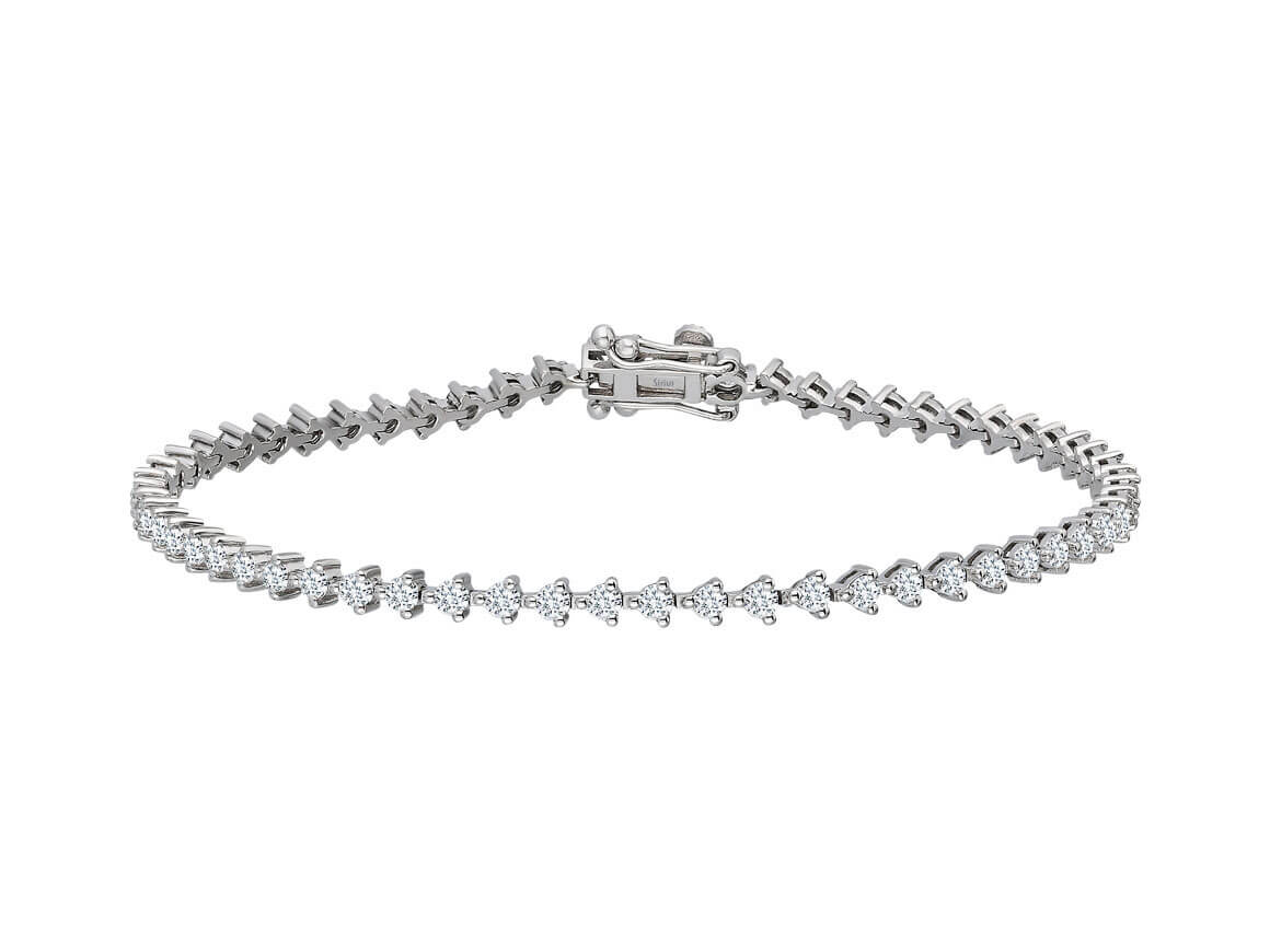 1.70 total carat diamond tennis bracelet