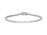 1.70 total carat diamond tennis bracelet