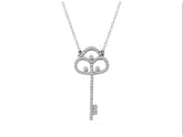 Diamond Wish Key Necklace