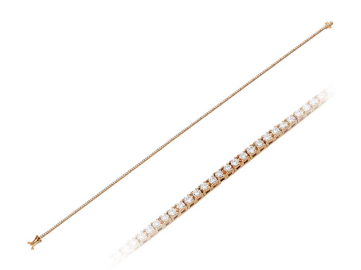 0.67 total carat diamond tennis bracelet