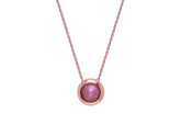 Amethyst Solitaire Necklace