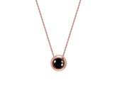0.22 Carat Black Diamond Solitaire Necklace