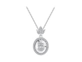 Collier baguette diamant 0,27 carat