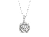 Collier Borealis en diamant baguette